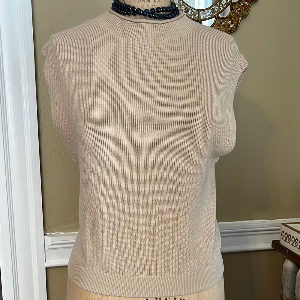 Ellison Cream Sleeveless Top